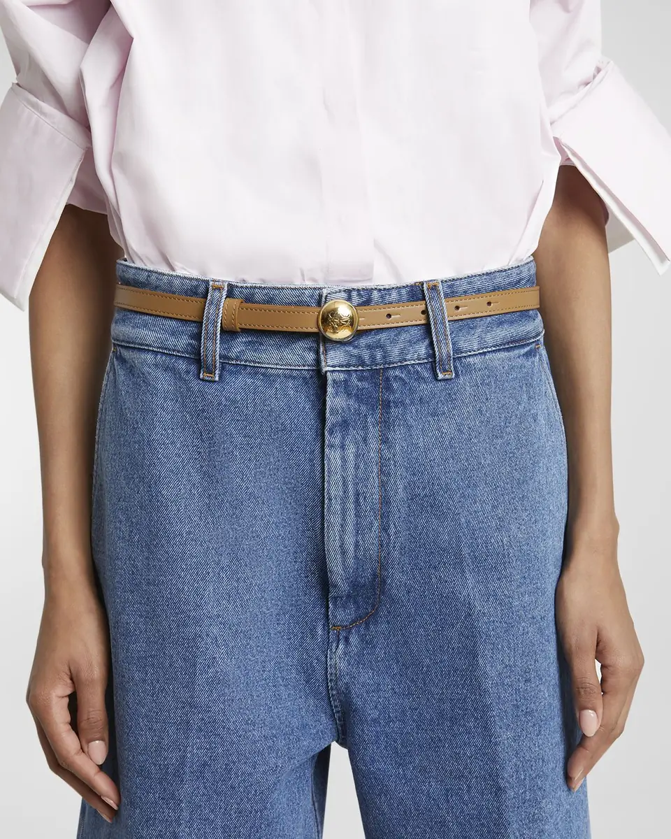 Loewe Smooth Leather Skinny Belt | Thumbnail 2