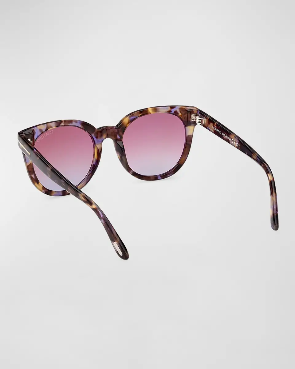 Tom Ford Moira Acetate Butterfly Sunglasses | Thumbnail 2