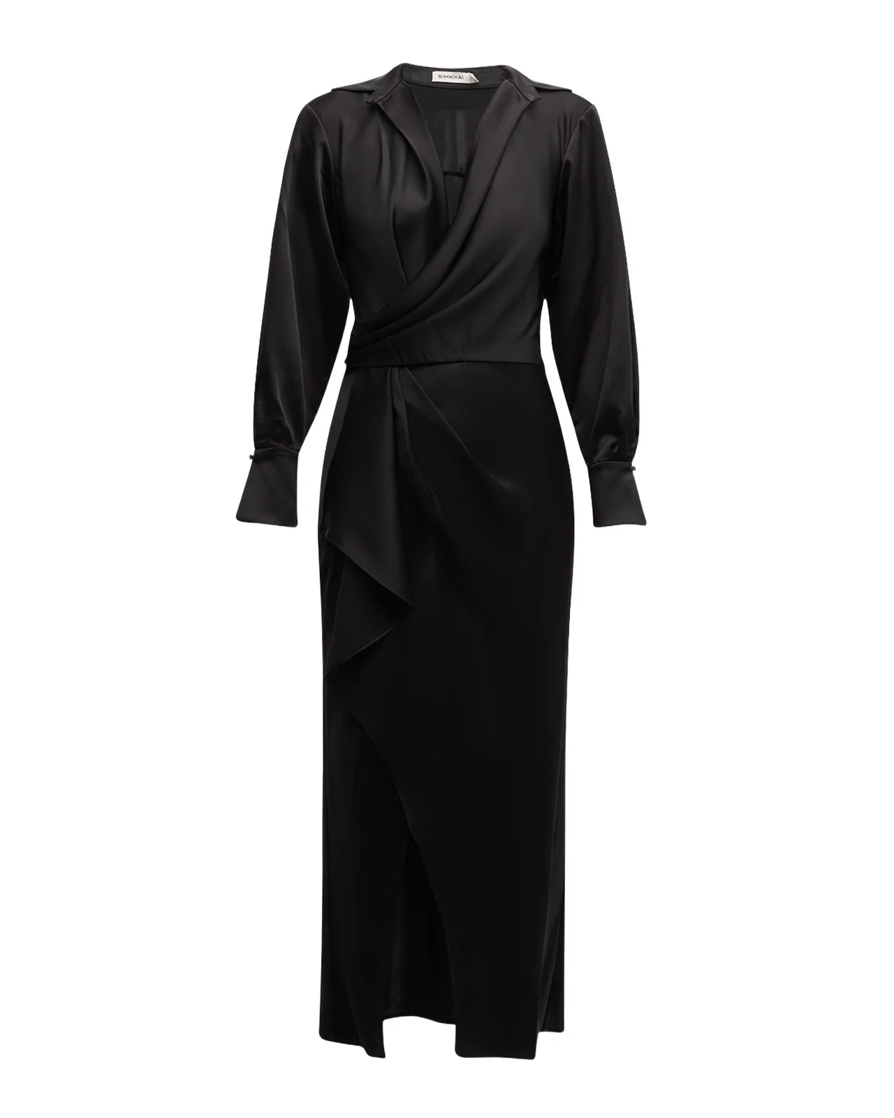 Talita Drape-Front Midi Dress Talita Drape-Front Midi Dress