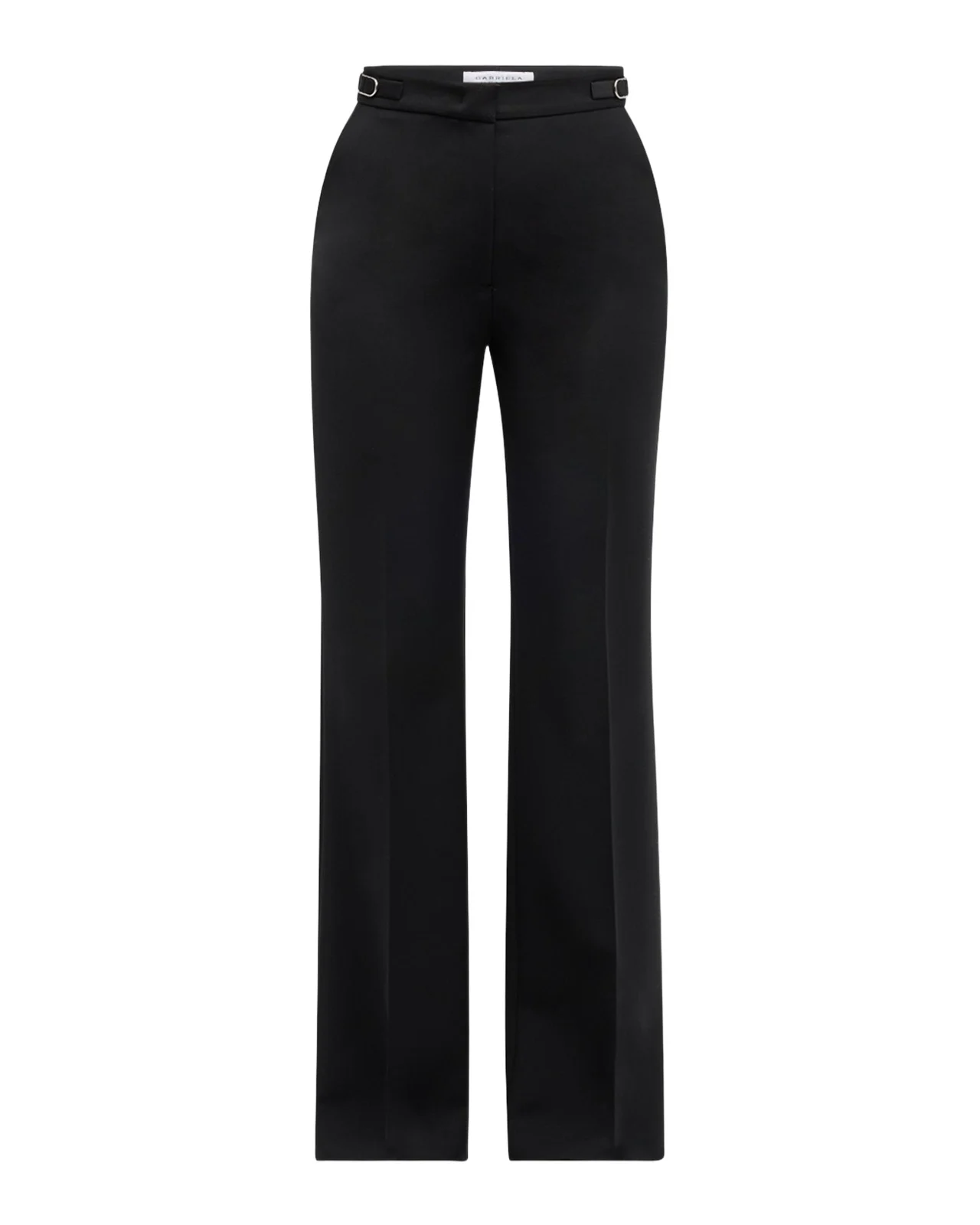 Vesta Wide-Leg Pants with Belted Detail