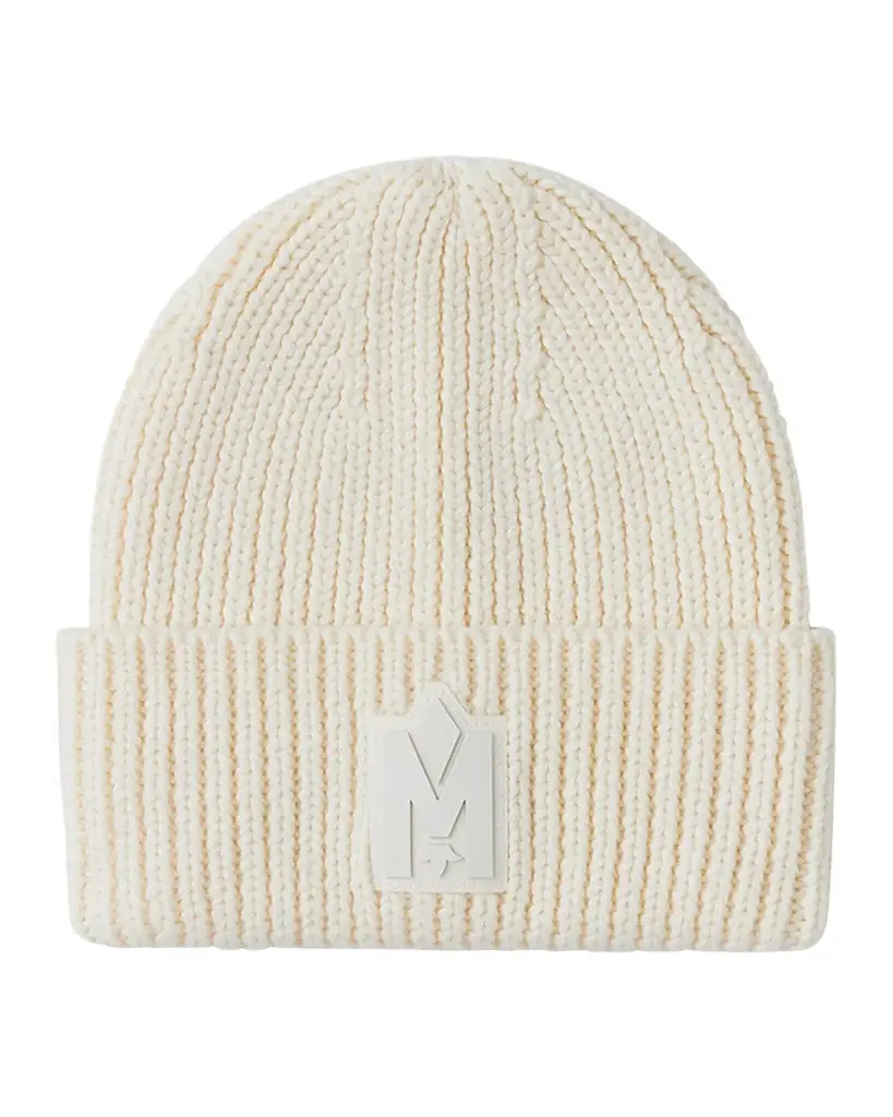 Mackage Men's M-Logo Patch Beanie Hat