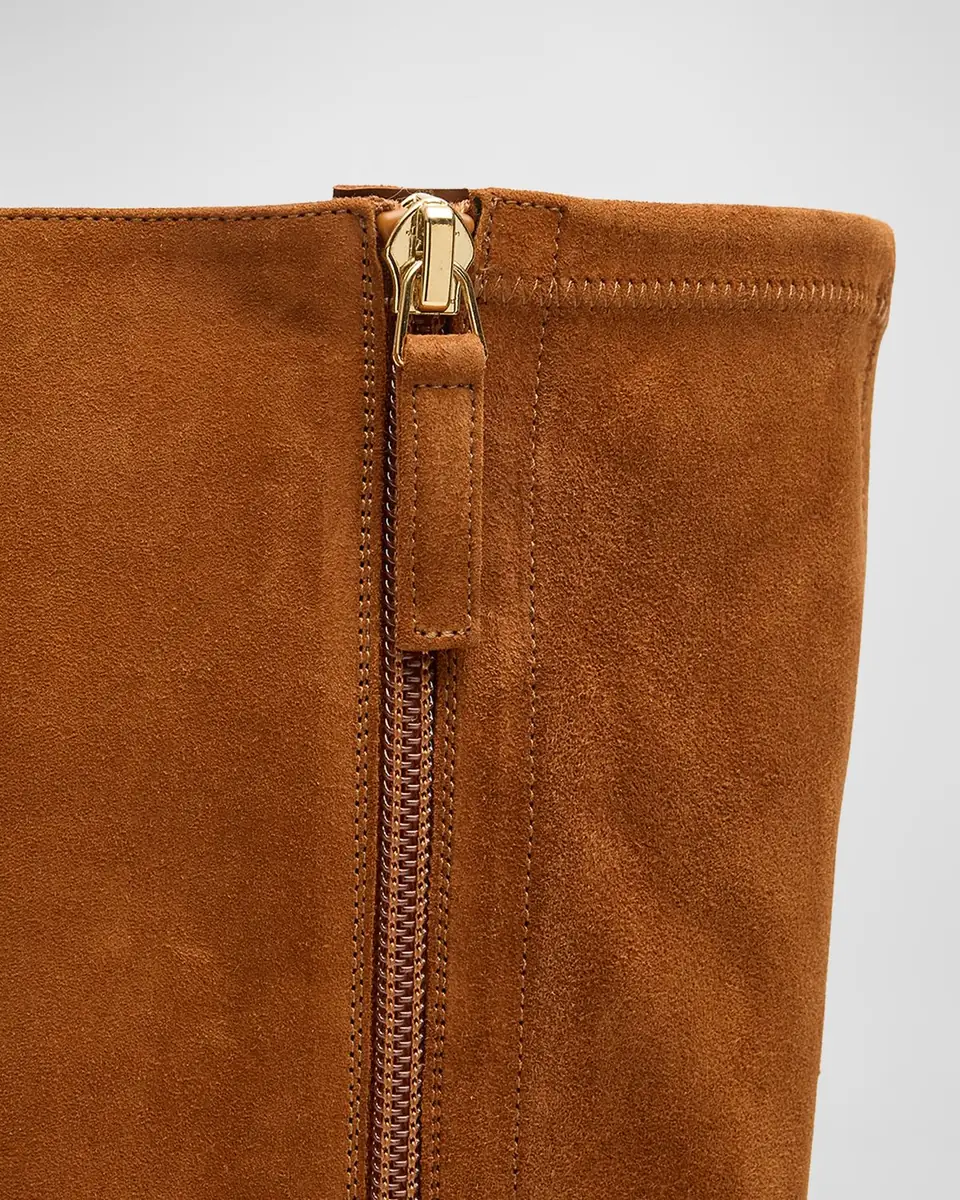 Manolo Blahnik Pitana Suede Block-Heel Knee Boots | Thumbnail 5 Manolo Blahnik Pitana Suede Block-Heel Knee Boots | Thumbnail 5