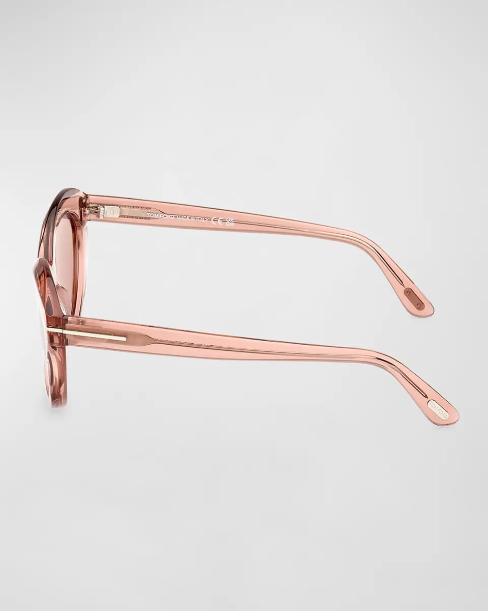 Tom Ford Toni Acetate Oval Sunglasses | Thumbnail 4 Tom Ford Toni Acetate Oval Sunglasses | Thumbnail 4