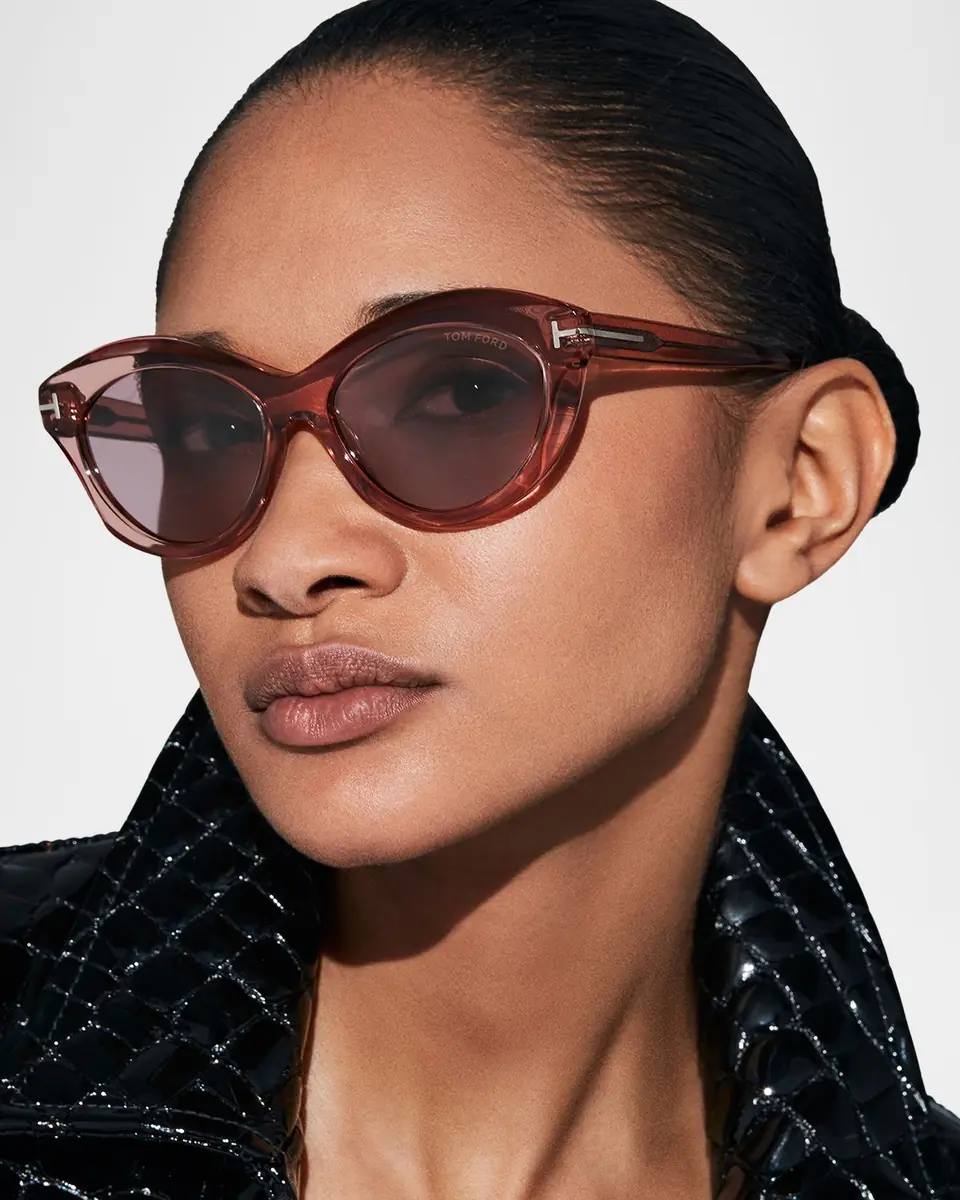 Tom Ford Toni Acetate Oval Sunglasses | Thumbnail 5 Tom Ford Toni Acetate Oval Sunglasses | Thumbnail 5