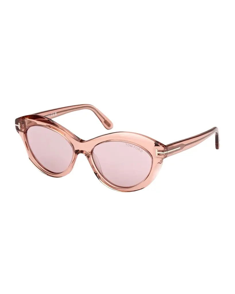 Toni Acetate Oval Sunglasses