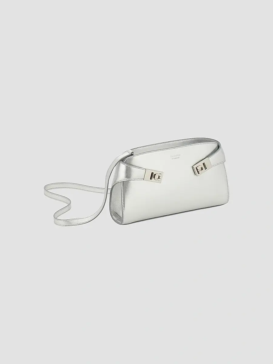Ferragamo Women's Hug Metallic Leather Crossbody Bag | Thumbnail 5 Ferragamo Women's Hug Metallic Leather Crossbody Bag | Thumbnail 5
