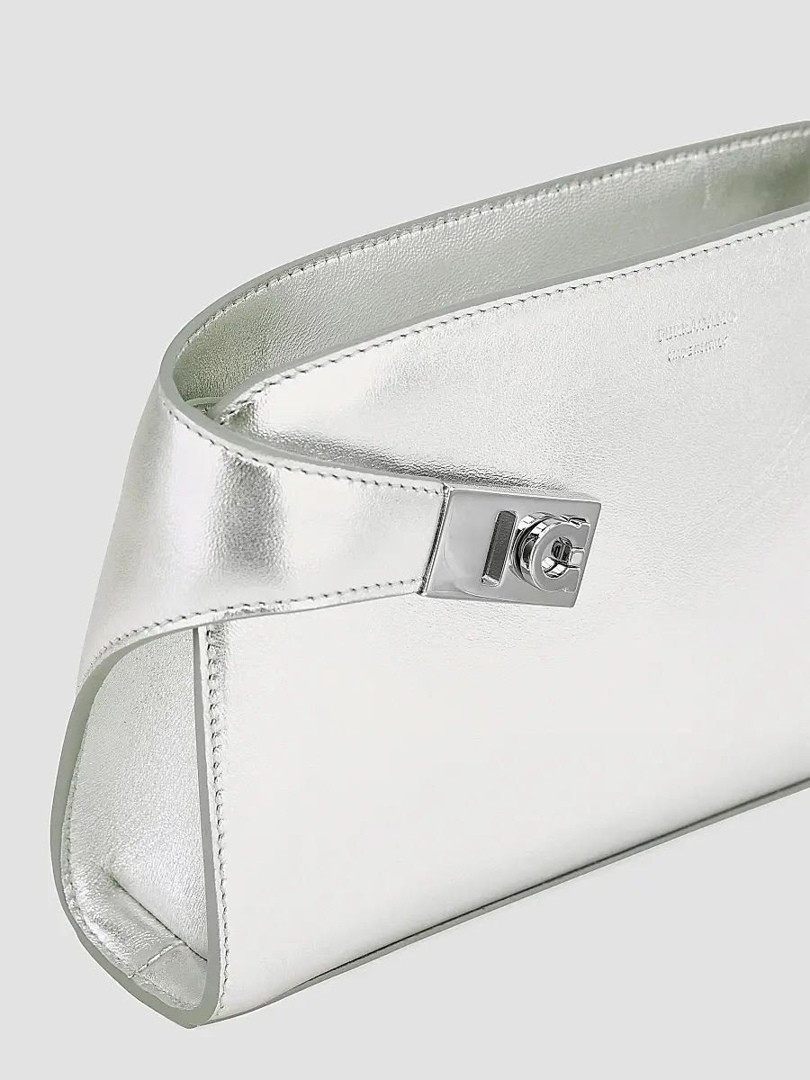 Ferragamo Women's Hug Metallic Leather Crossbody Bag | Thumbnail 7 Ferragamo Women's Hug Metallic Leather Crossbody Bag | Thumbnail 7