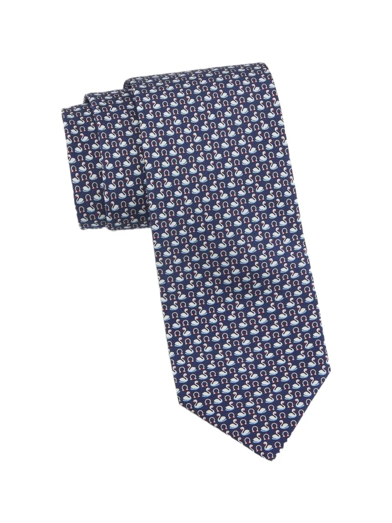 Ferragamo Men's Zarina Swan Tie