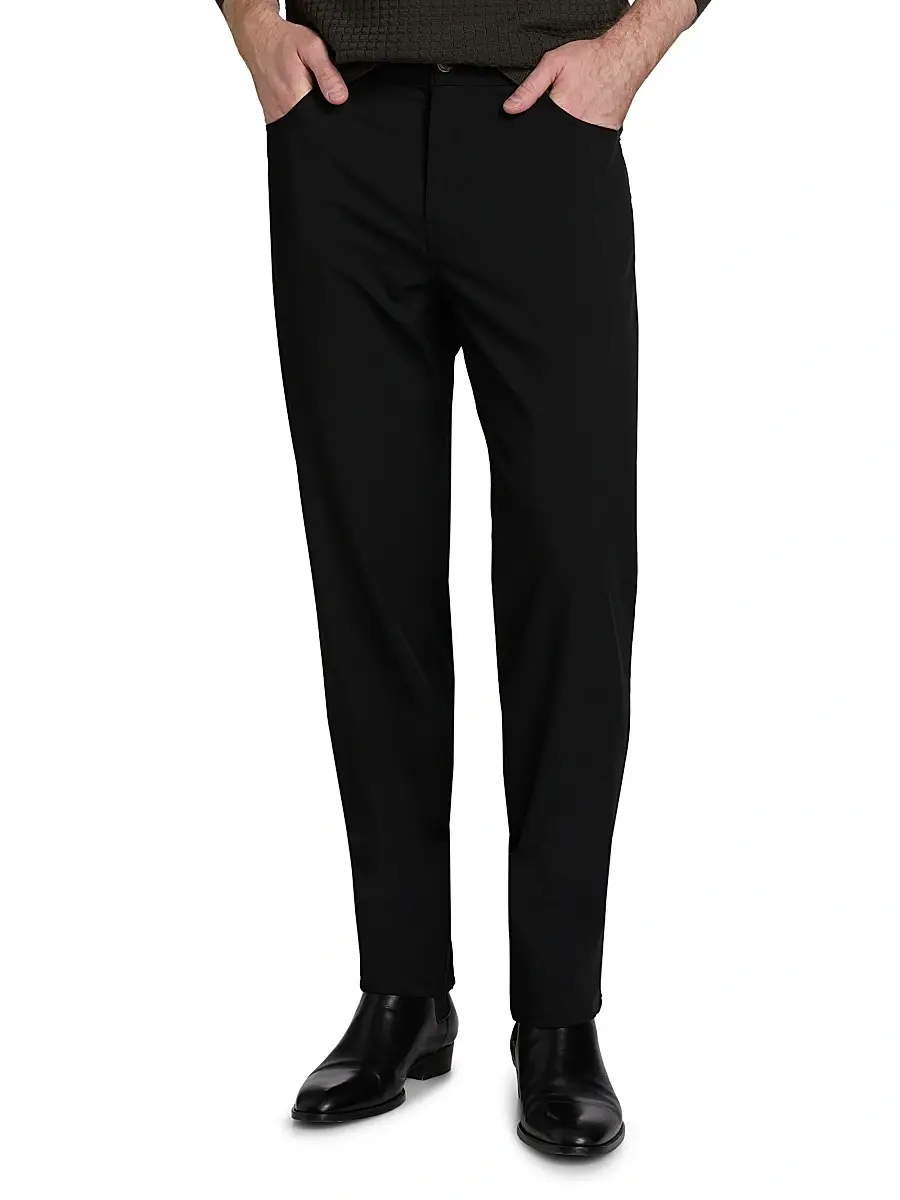 Emporio Armani Men's Stretch Tech Five-Pocket Pants | Thumbnail 3 Emporio Armani Men's Stretch Tech Five-Pocket Pants | Thumbnail 3