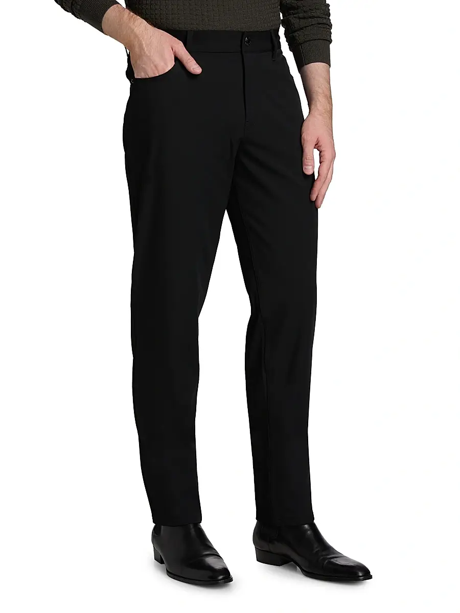 Emporio Armani Men's Stretch Tech Five-Pocket Pants | Thumbnail 4 Emporio Armani Men's Stretch Tech Five-Pocket Pants | Thumbnail 4