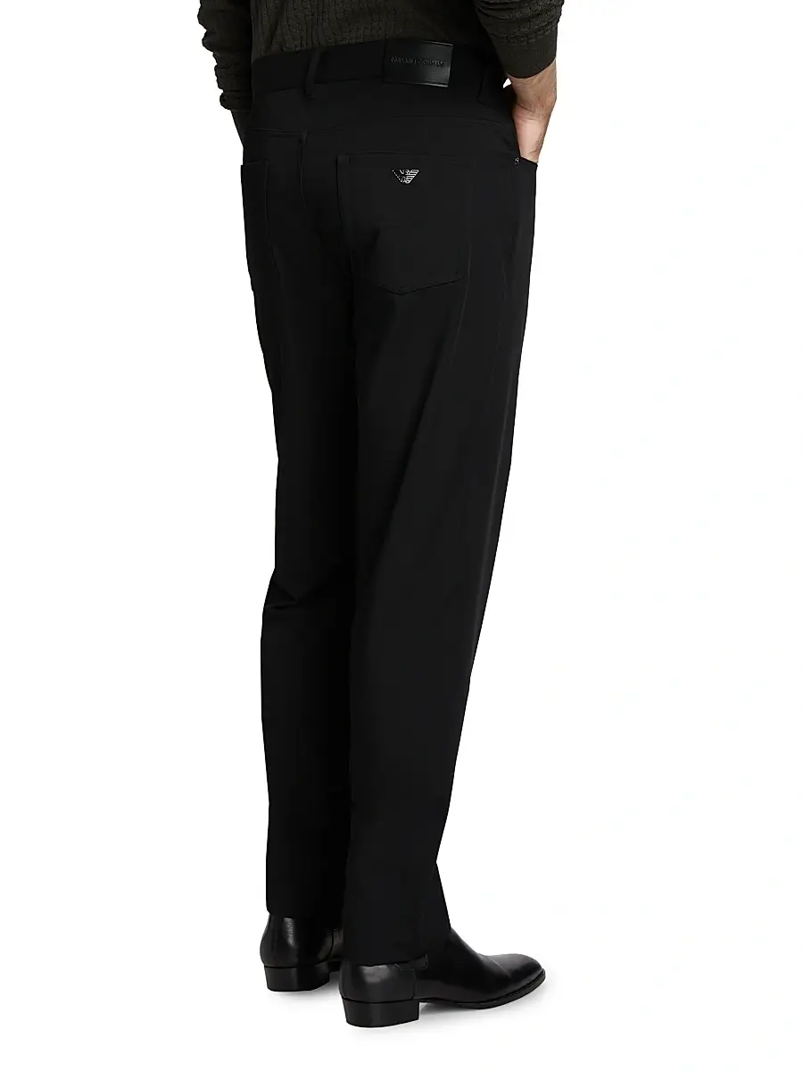 Emporio Armani Men's Stretch Tech Five-Pocket Pants | Thumbnail 5 Emporio Armani Men's Stretch Tech Five-Pocket Pants | Thumbnail 5