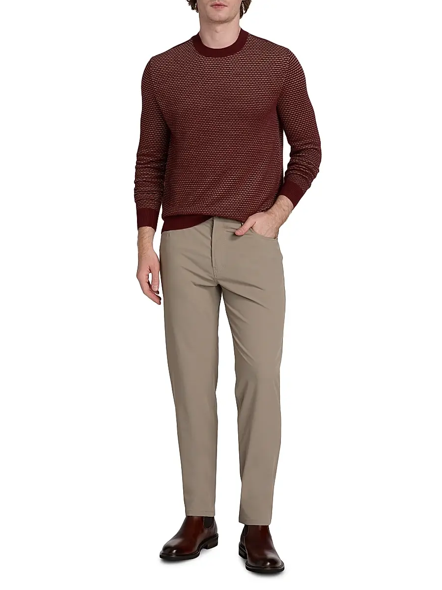 Emporio Armani Men's Stretch Tech Five-Pocket Pants | Thumbnail 2 Emporio Armani Men's Stretch Tech Five-Pocket Pants | Thumbnail 2