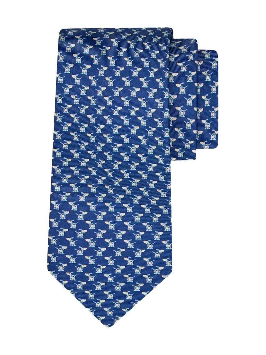 Ferragamo Men's Oreste Woven Silk Tie