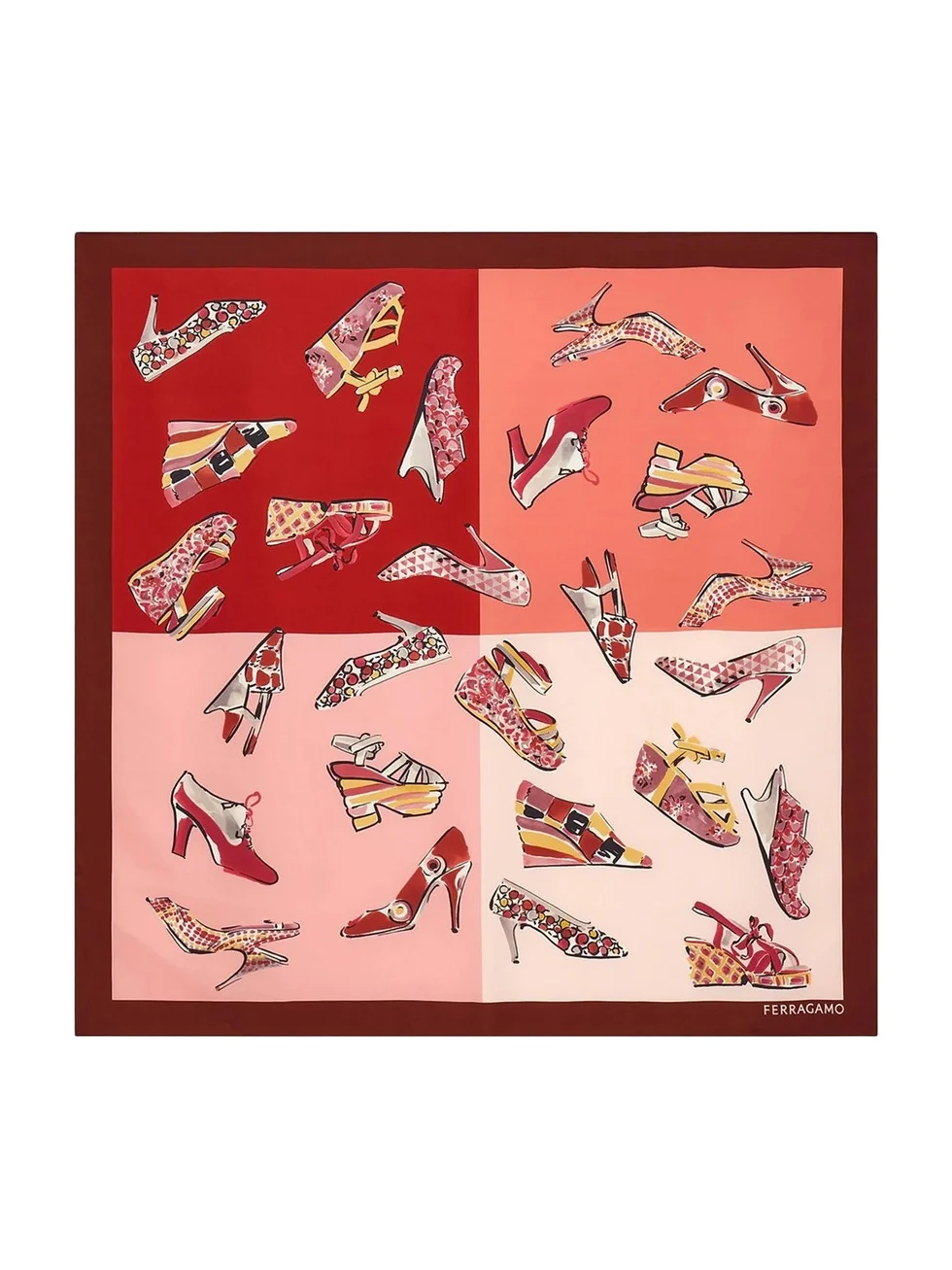 Women's Printed Silk Scarf Women's Printed Silk Scarf