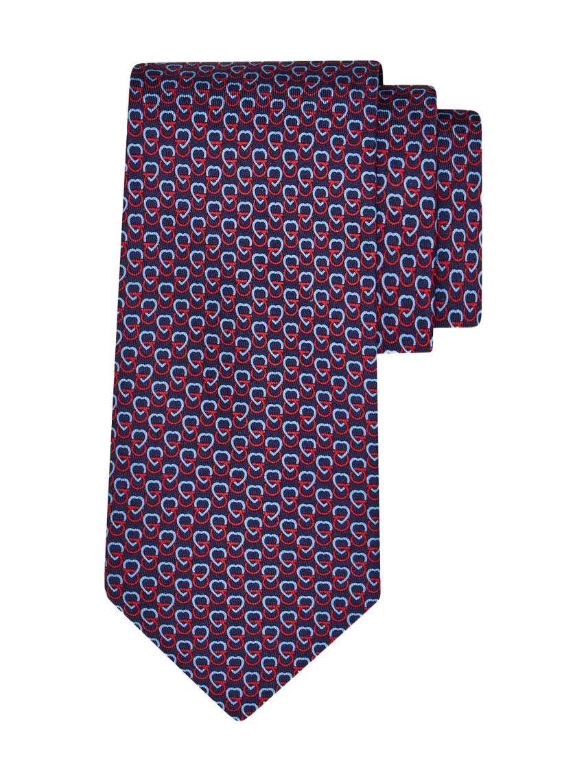 Men's Gancio Heart Silk Tie Men's Gancio Heart Silk Tie