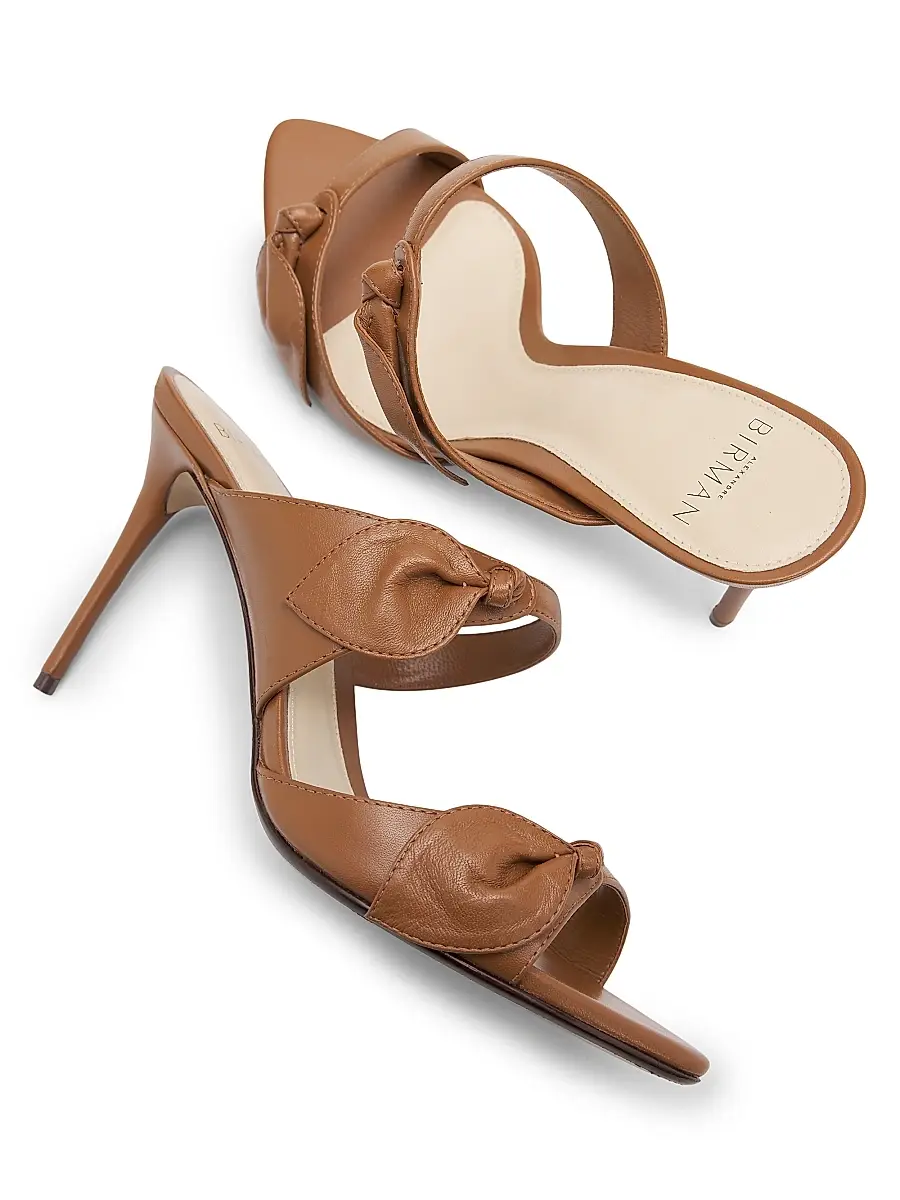 Alexandre Birman Women's Magnolia 85MM Leather Mules | Thumbnail 5 Alexandre Birman Women's Magnolia 85MM Leather Mules | Thumbnail 5