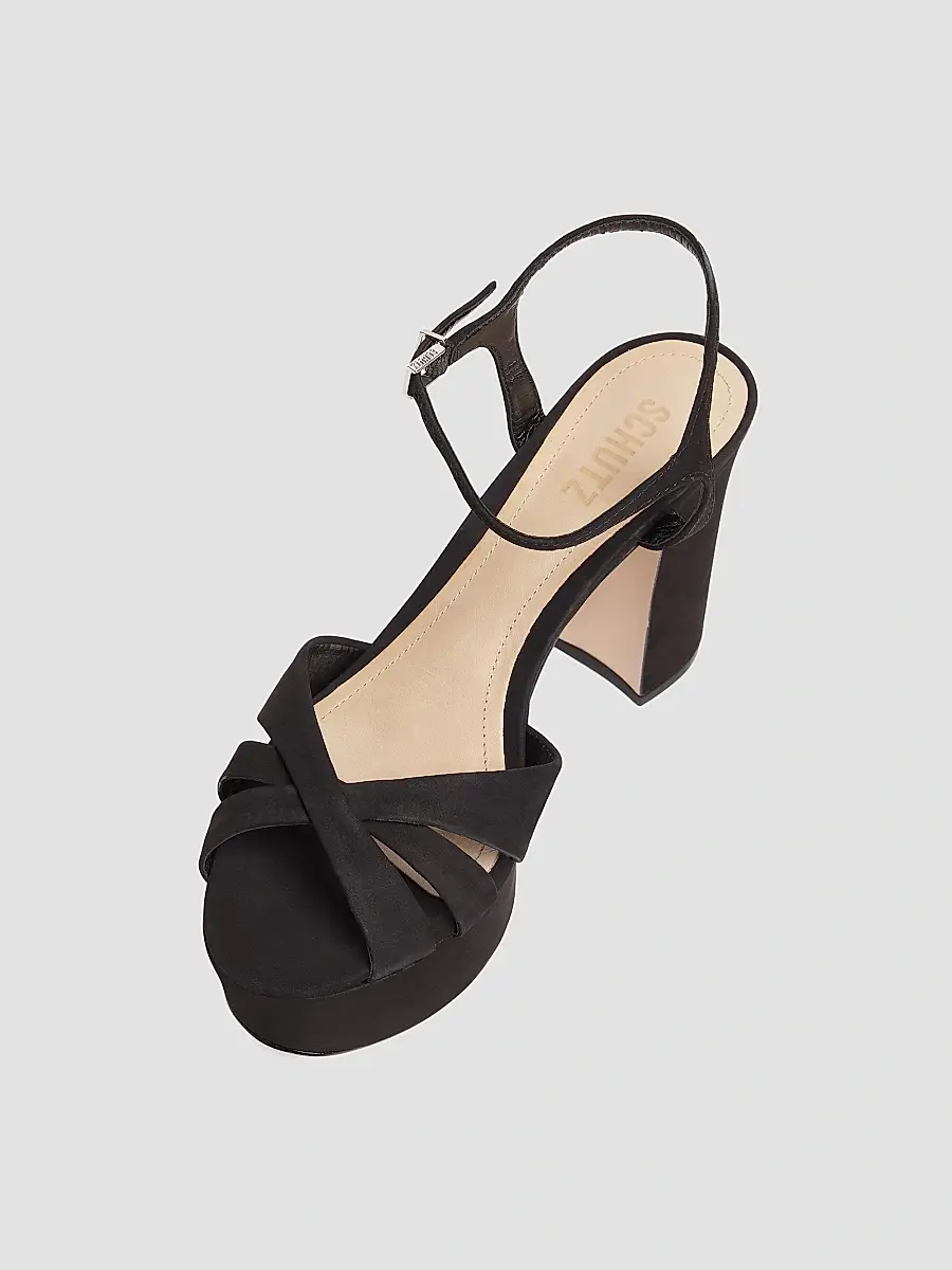 Schutz Women's Keefa Suede Platform Sandals | Thumbnail 4 Schutz Women's Keefa Suede Platform Sandals | Thumbnail 4