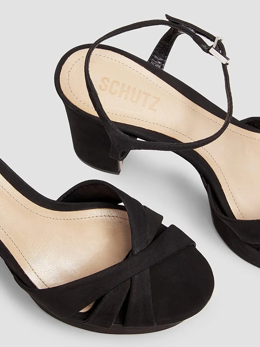 Schutz Women's Keefa Suede Platform Sandals | Thumbnail 6 Schutz Women's Keefa Suede Platform Sandals | Thumbnail 6