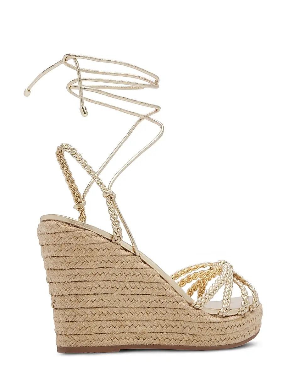 Schutz Women's Adele 95MM Leather Ankle-Wrap Wedge Sandals | Thumbnail 3 Schutz Women's Adele 95MM Leather Ankle-Wrap Wedge Sandals | Thumbnail 3