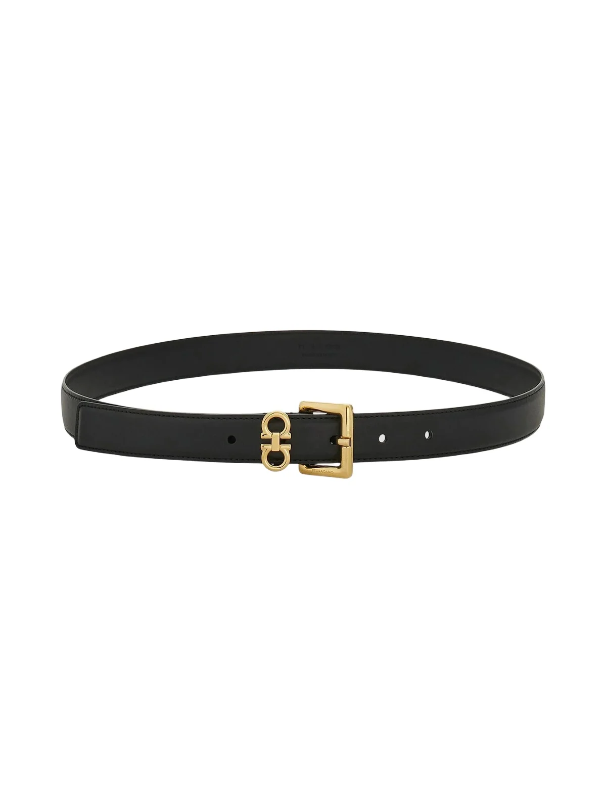 Women's Gancio Slim Leather Belt Women's Gancio Slim Leather Belt