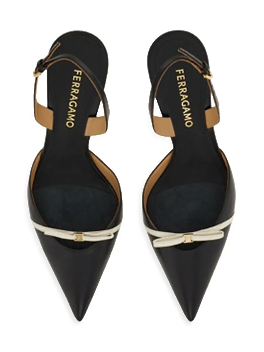 Ferragamo Women's Gylla 70MM Patent Leather Pumps | Thumbnail 4 Ferragamo Women's Gylla 70MM Patent Leather Pumps | Thumbnail 4
