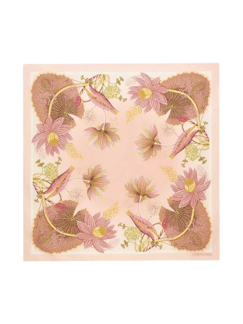 Ferragamo Women's Floral Silk Scarf