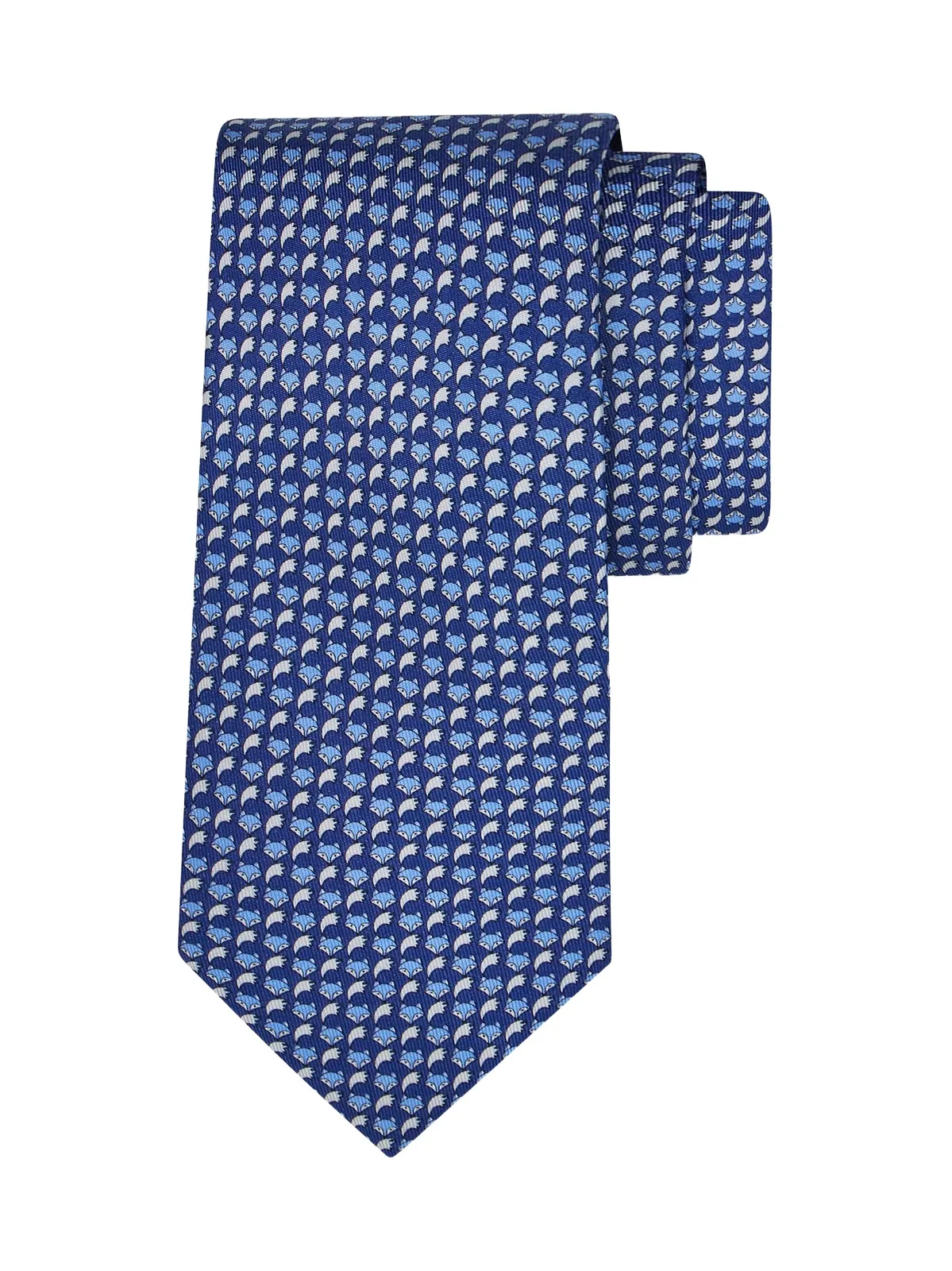 Ferragamo Men's Alda Animal-Print Silk Tie