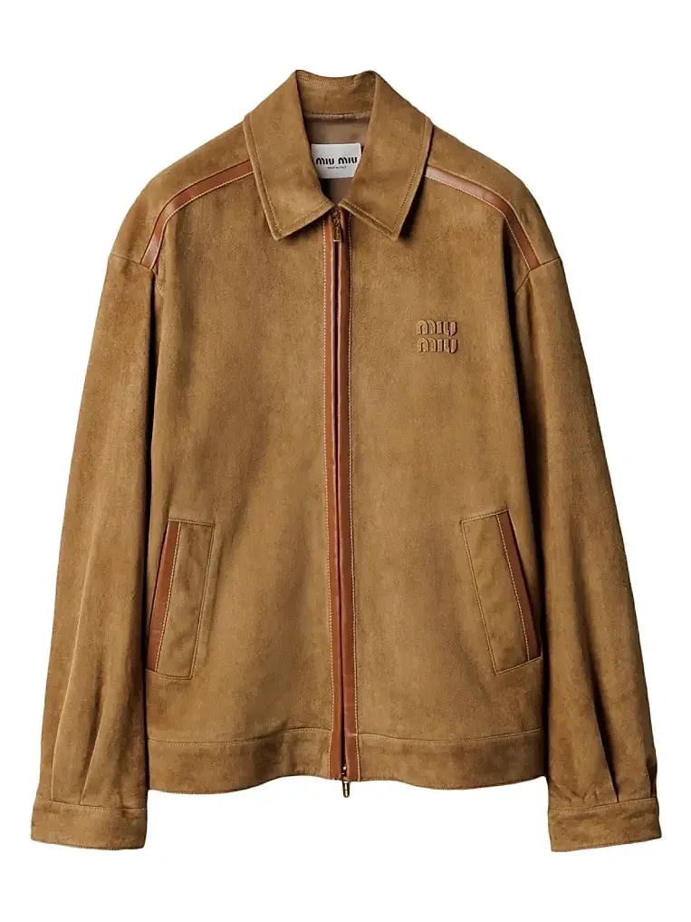 Women's Suede Blouson Jacket