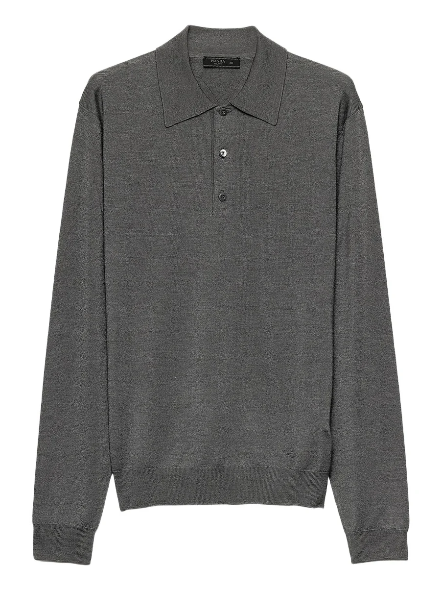Men's Cashmere and Silk Polo Shirt Men's Cashmere and Silk Polo Shirt