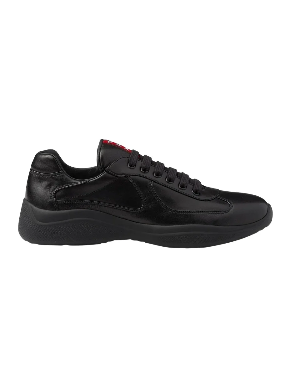 Prada Men's America's Cup Nappa Leather Sneakers