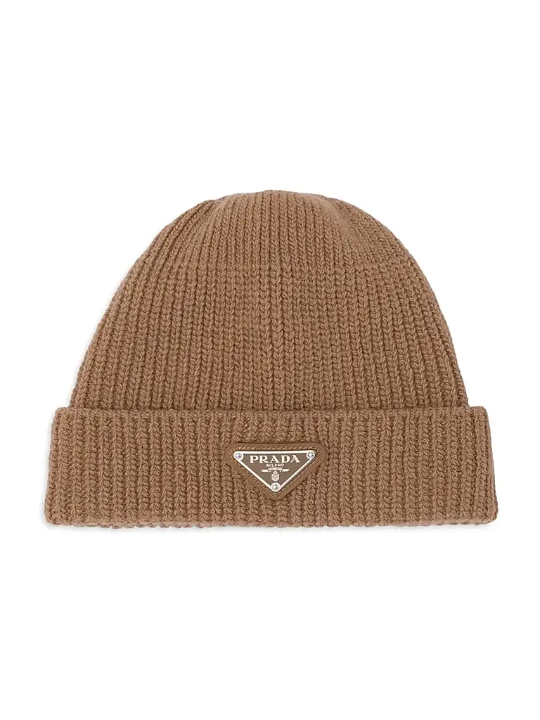 Men's Wool and Cashmere Beanie - Brown Men's Wool and Cashmere Beanie - Brown