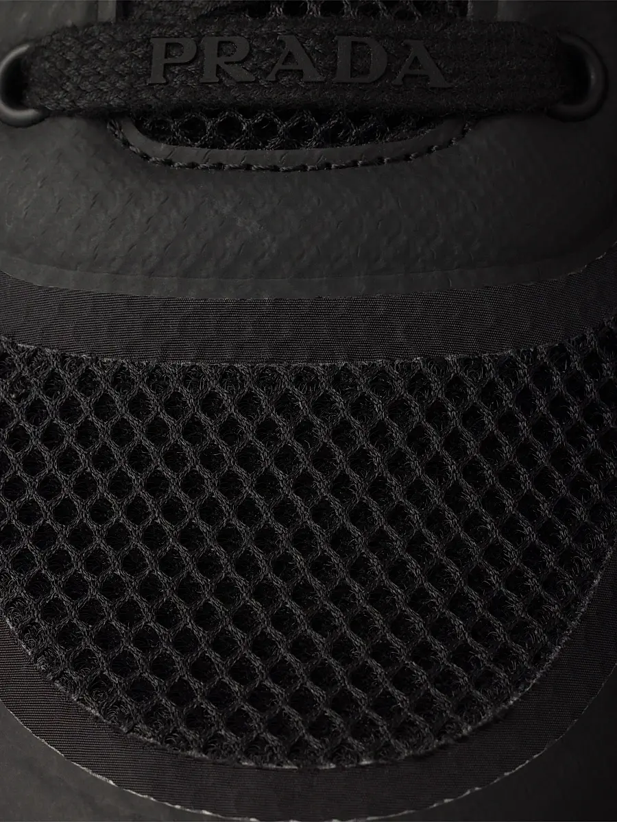 Prada Men's Prax 2.0 Fabric Sneakers - Black | Thumbnail 5 Prada Men's Prax 2.0 Fabric Sneakers - Black | Thumbnail 5