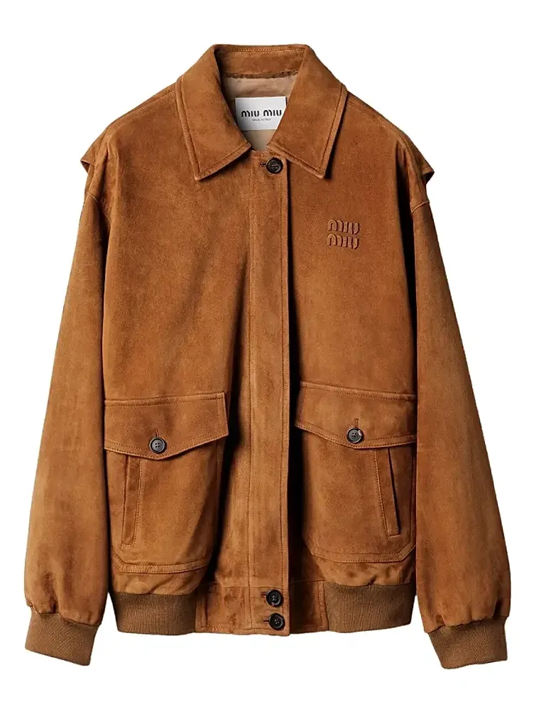 Women's Suede Blouson Jacket
