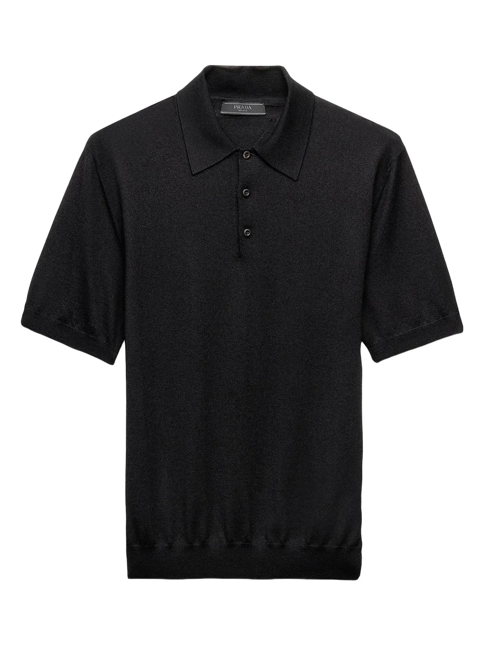 Prada Men's Cashmere and Silk Polo Shirt