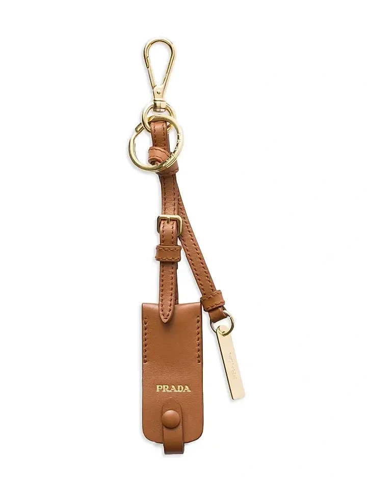 Prada Women's Leather Mirror Case Pendant