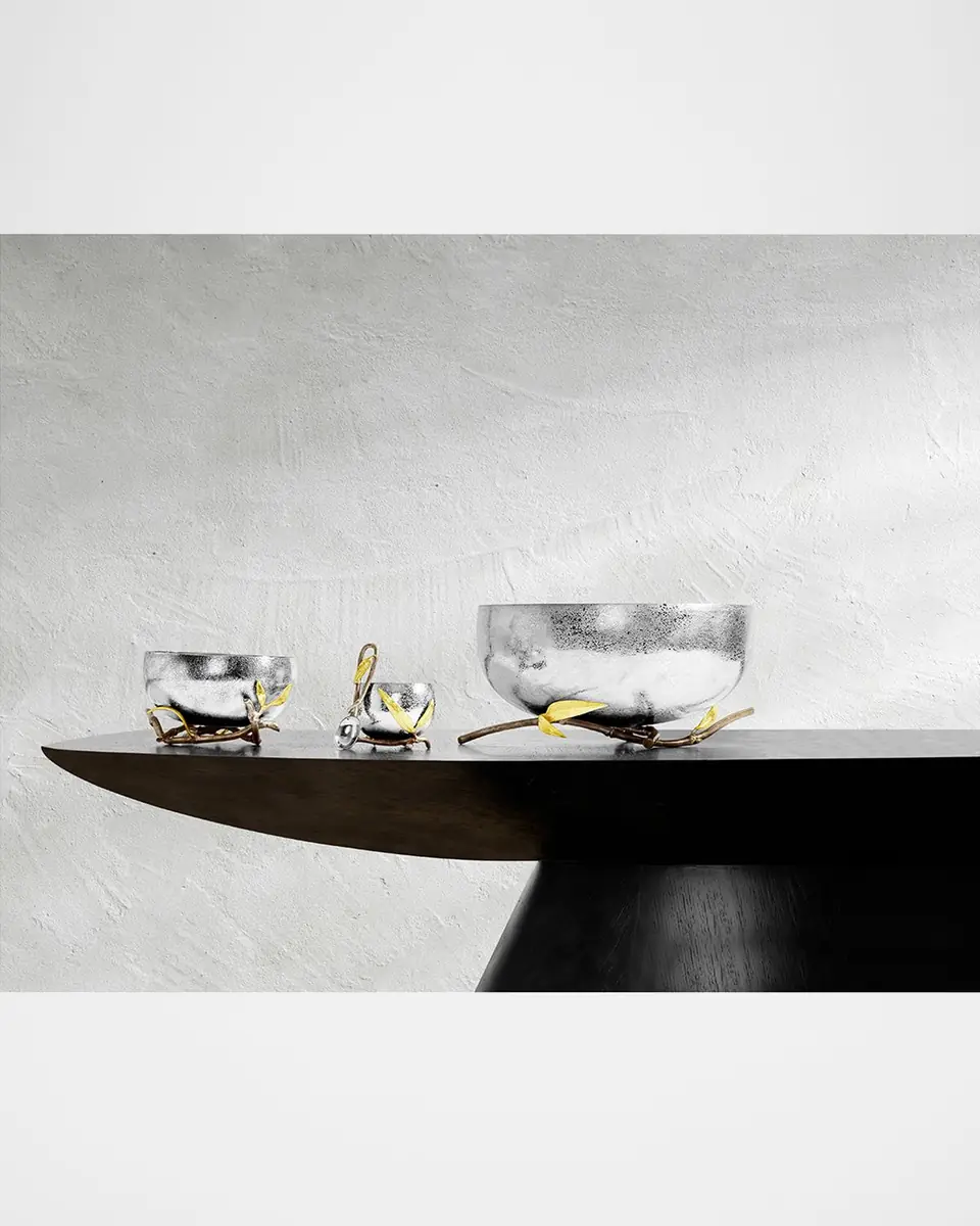 Michael Aram Zen Garden Nut Bowl with Spoon | Thumbnail 5 Michael Aram Zen Garden Nut Bowl with Spoon | Thumbnail 5