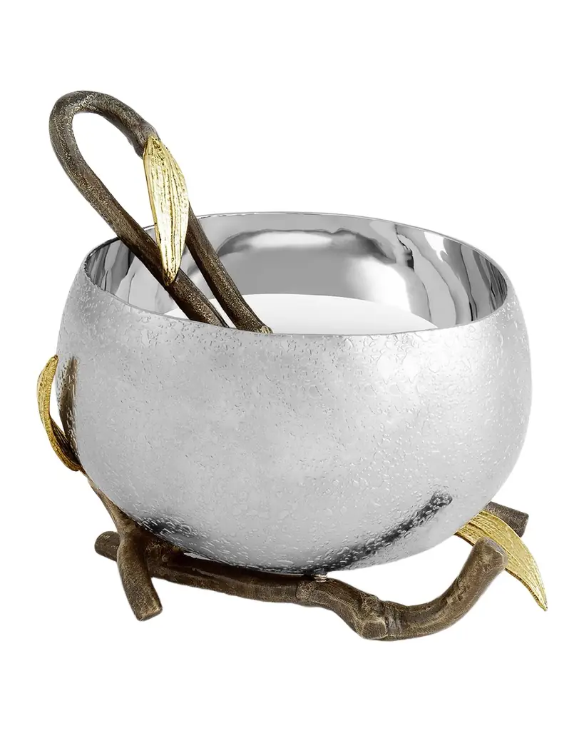 Michael Aram Zen Garden Nut Bowl with Spoon