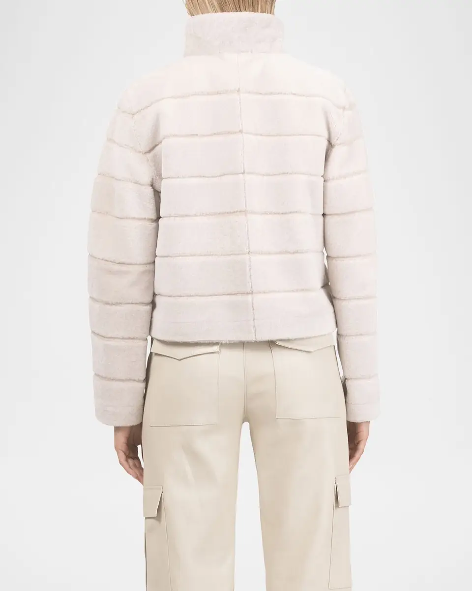 Gorski Reversible Textured Lamb Shearling Jacket | Thumbnail 5 Gorski Reversible Textured Lamb Shearling Jacket | Thumbnail 5