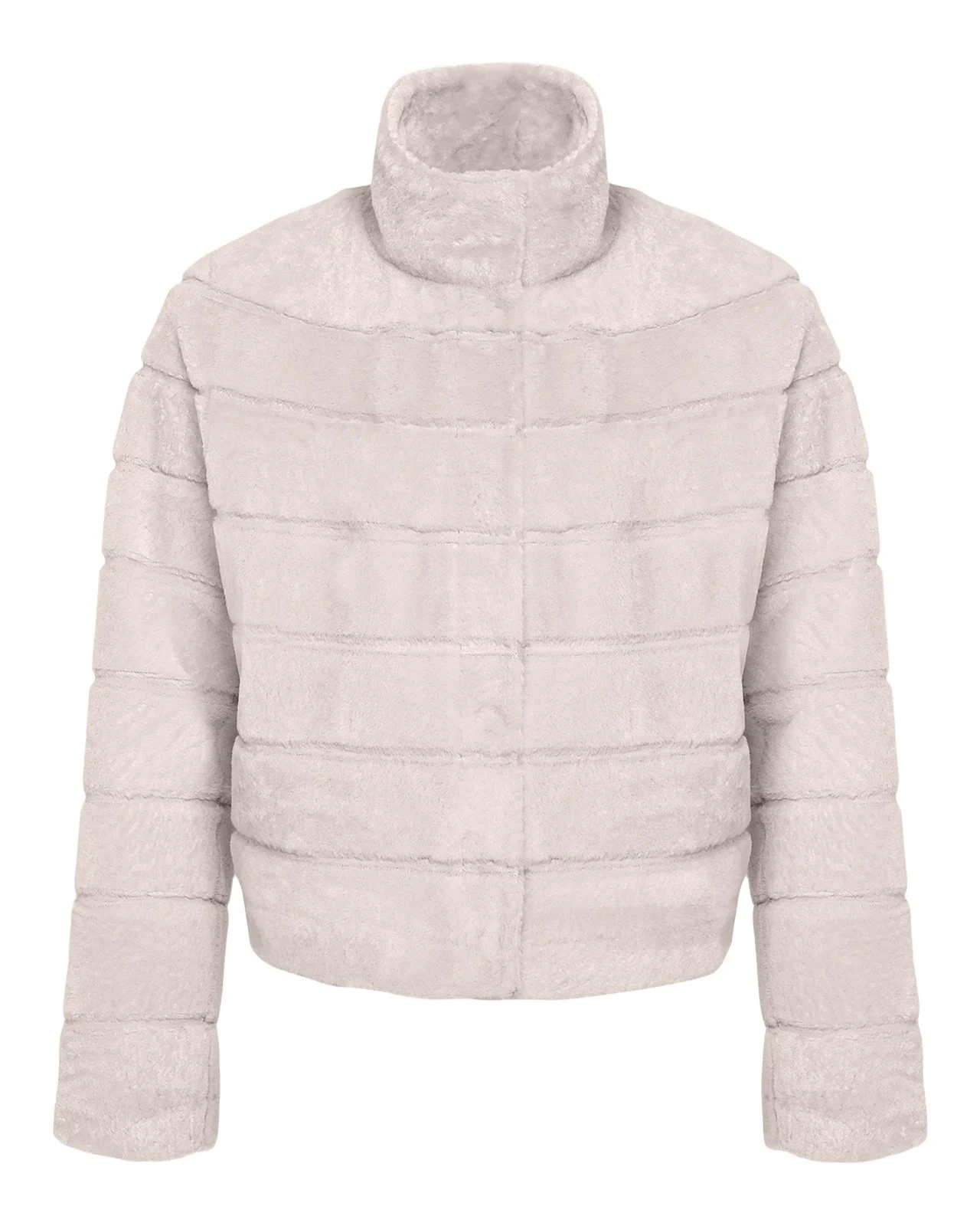 Reversible Textured Lamb Shearling Jacket