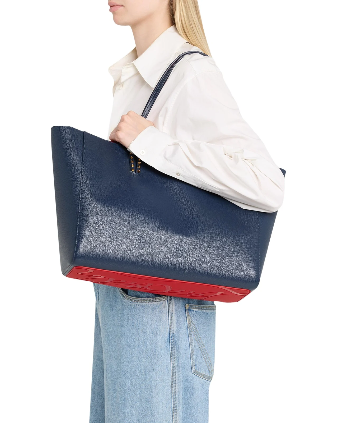 Cabata Soft Large Tote Bag in Grained Leather