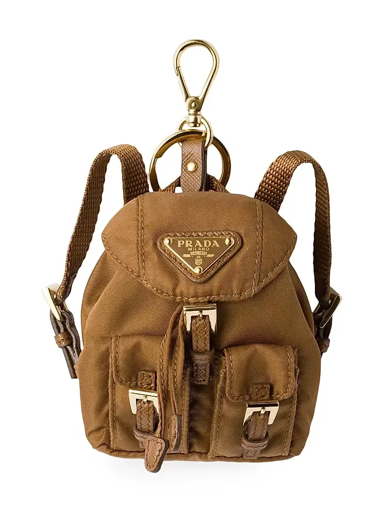 Prada Women's Mini Icon Re-Nylon Bag Charm
