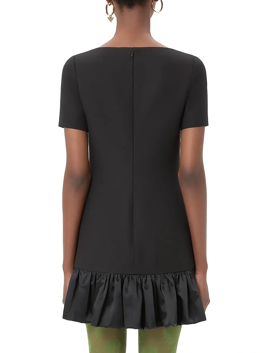 Valentino Women's Crepe Couture Short Dress | Thumbnail 4 Valentino Women's Crepe Couture Short Dress | Thumbnail 4