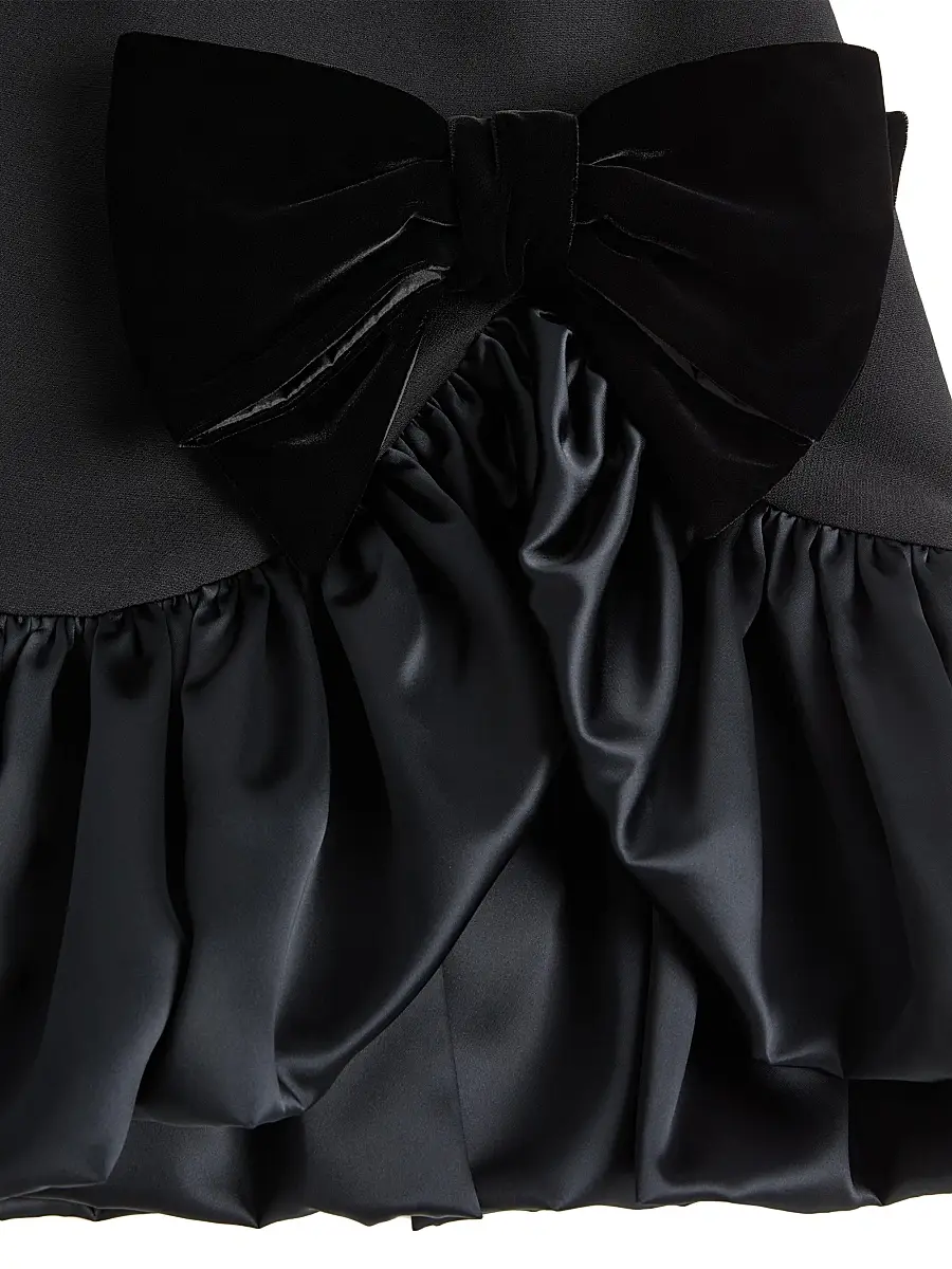 Valentino Women's Crepe Couture Short Dress | Thumbnail 6 Valentino Women's Crepe Couture Short Dress | Thumbnail 6