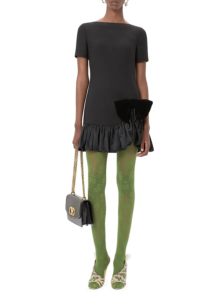 Valentino Women's Crepe Couture Short Dress | Thumbnail 7 Valentino Women's Crepe Couture Short Dress | Thumbnail 7