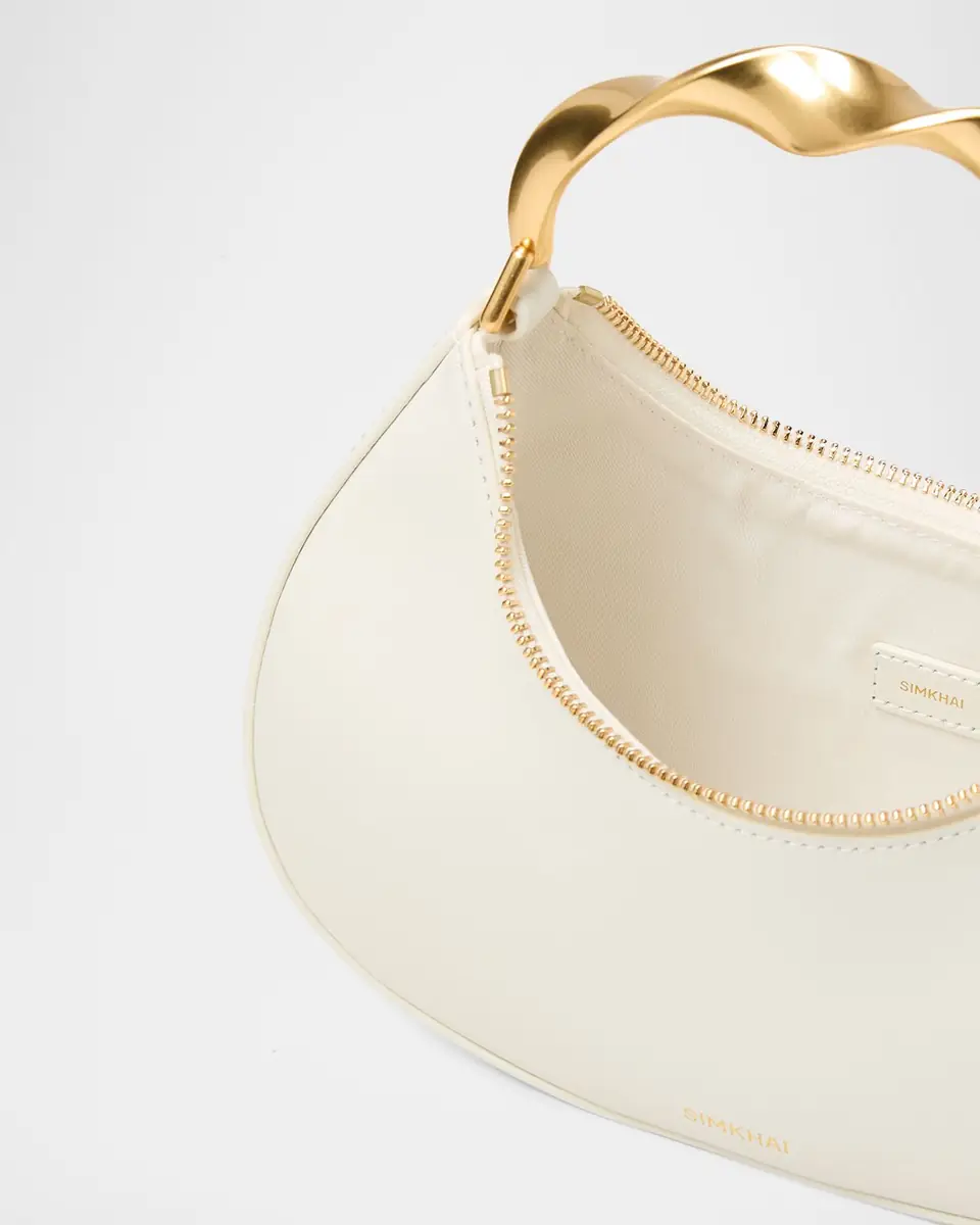 Simkhai Nixi Twist Leather Top-Handle Bag | Thumbnail 3 Simkhai Nixi Twist Leather Top-Handle Bag | Thumbnail 3