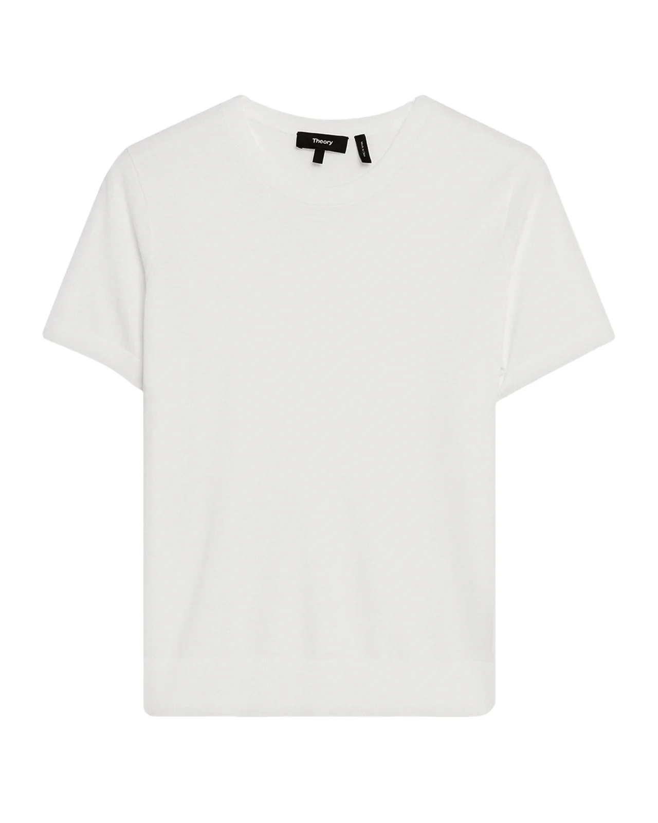 Theory Regal Merino Wool Short-Sleeve Crew T-Shirt
