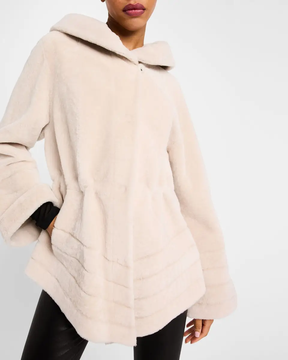 Gorski Reversible Textured Lamb Shearling Jacket | Thumbnail 5 Gorski Reversible Textured Lamb Shearling Jacket | Thumbnail 5