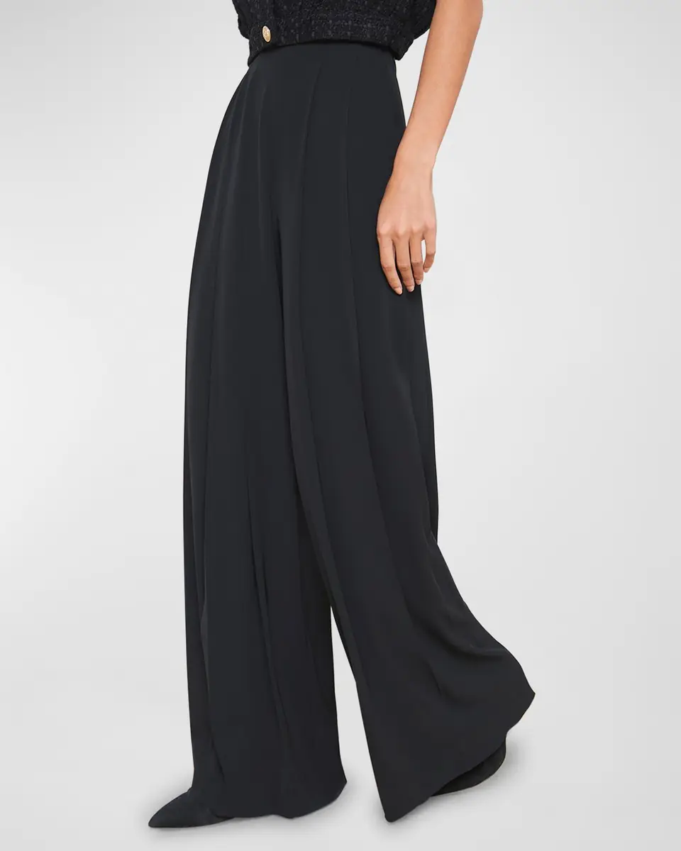 L'Agence Nova Mid-Rise Wide-Leg Pleated Pants | Thumbnail 6 L'Agence Nova Mid-Rise Wide-Leg Pleated Pants | Thumbnail 6