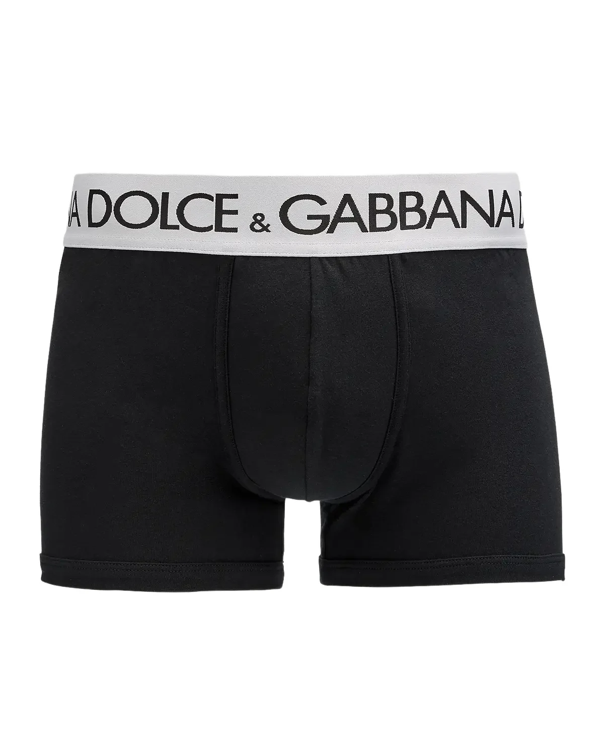 Dolce & Gabbana Men's Cotton Waistband-Logo Boxer Briefs