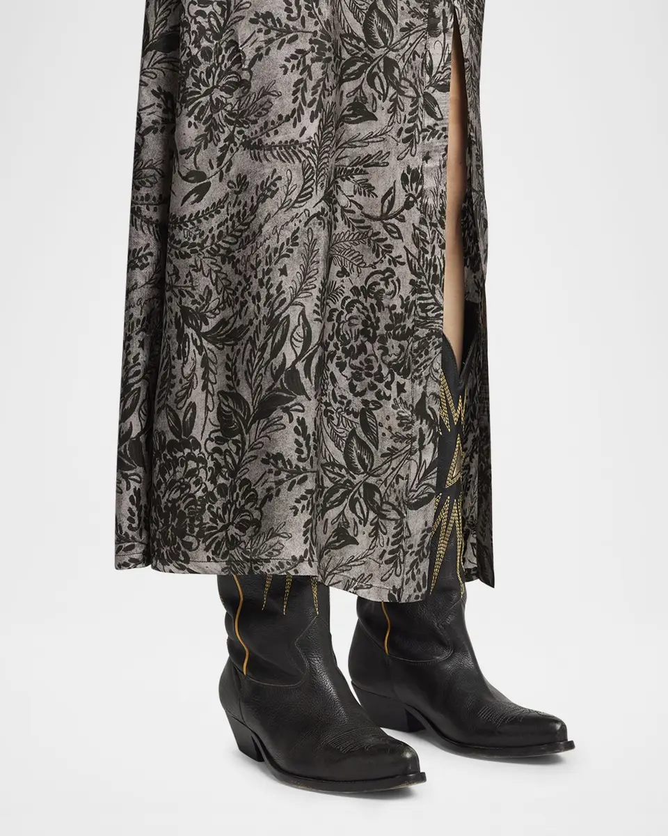 Golden Goose Wish Star Embroidered Leather Western Boots | Thumbnail 2 Golden Goose Wish Star Embroidered Leather Western Boots | Thumbnail 2